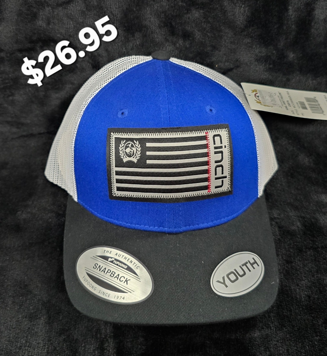 Cinch Blue Hat
